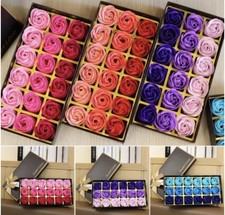 18pcs Floral Scented Bath Soap Rose Flower Petals Love Gift women fathers day 