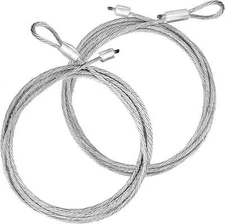 Garage Door Cable for 7 Foot Tall Garage Door, Cable Length 8.5 Ft. (1 Pair)