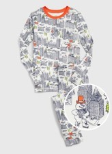 GAP Kids Boys NEW Sz 4 Santa Parade Long Sleeve 2 Piece Pajama PJs - Rtl 39