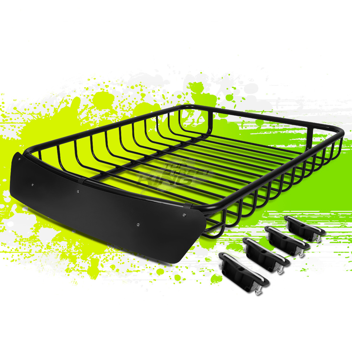 51" X 40" HeavyDuty Roof Top Rack Cargo Luggage Carrier Basket w/ Wind