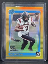 2021 Panini Donruss Rated Rookie Gold Holo Press Proof Shi Smith #315