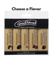 GOODHEAD SLICK HEAD GLIDE ORAL GEL EDIBLE LUBE  1 OZ CHOOSE A FLAVOR