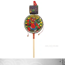 Japanese Traditional 「Den Den Daiko Drum」Fujin / Wind God  -  Japan Toy New