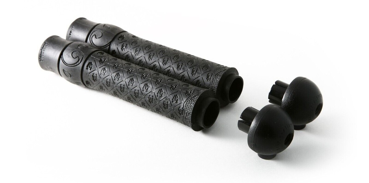 IGI BMX SENTINEL BMX FLATLAND BLACK GRIPS WITH BLACK NYLON BAR