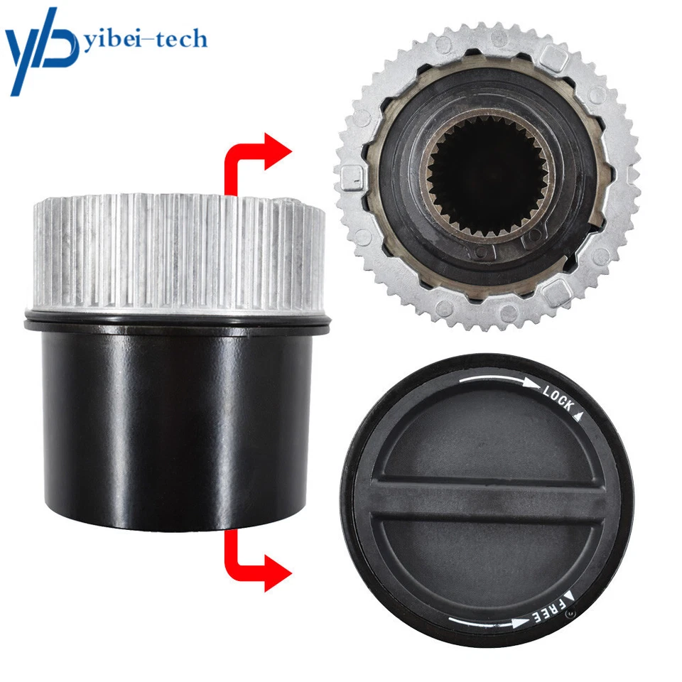 Buje de rueda delantera con bloqueo automático para Ford F250 F350 F450 Super Duty 1999-2004 4x4 Foto 4 de 4