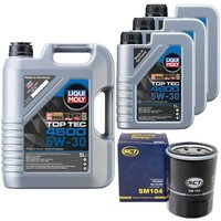 MotoröL Set Top Tec 4600 5W-30 8 Liter + ÖLfilter FüR Mitsubishi Outlander III