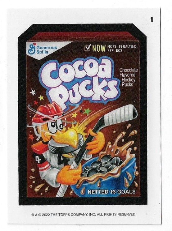2022 TOPPS WACKY PACKAGES JUNE COCOA PUCKS CARD 1 | eBay
