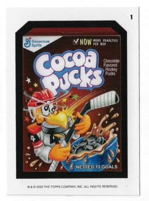2022 TOPPS WACKY PACKAGES JUNE COCOA PUCKS CARD 1 | eBay
