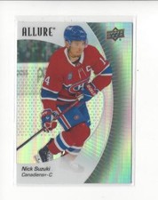 2023-24 Upper Deck Allure Hockey Black Rainbow Parallel Singles - You Choose