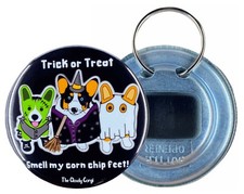 Corgi Halloween Bottle Opener Key Ring Dog Beverage Cooler Accessories and Gifts
