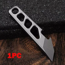 For EDC Titanium Alloy Multi Tool Pry Bar Crowbar Bottle Opener Pendant Gift NEW