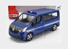 1:43 MONDOMOTORS Renault Trafic Minibus Gendarmerie 2020 Blue MM53133-TREEFIC-BL