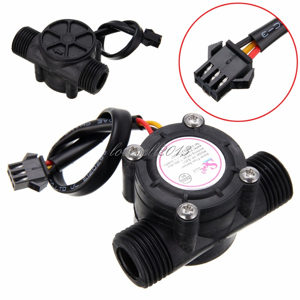 NEW Water flow sensor flowmeter Hall flow sensor Module Water control 1 ...