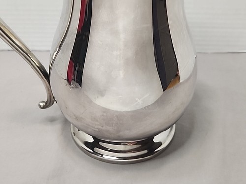 Gorham Newport Silverplate Water Pitcher with Ice Lip 8.75 Inches Tall - Picture 13 of 22