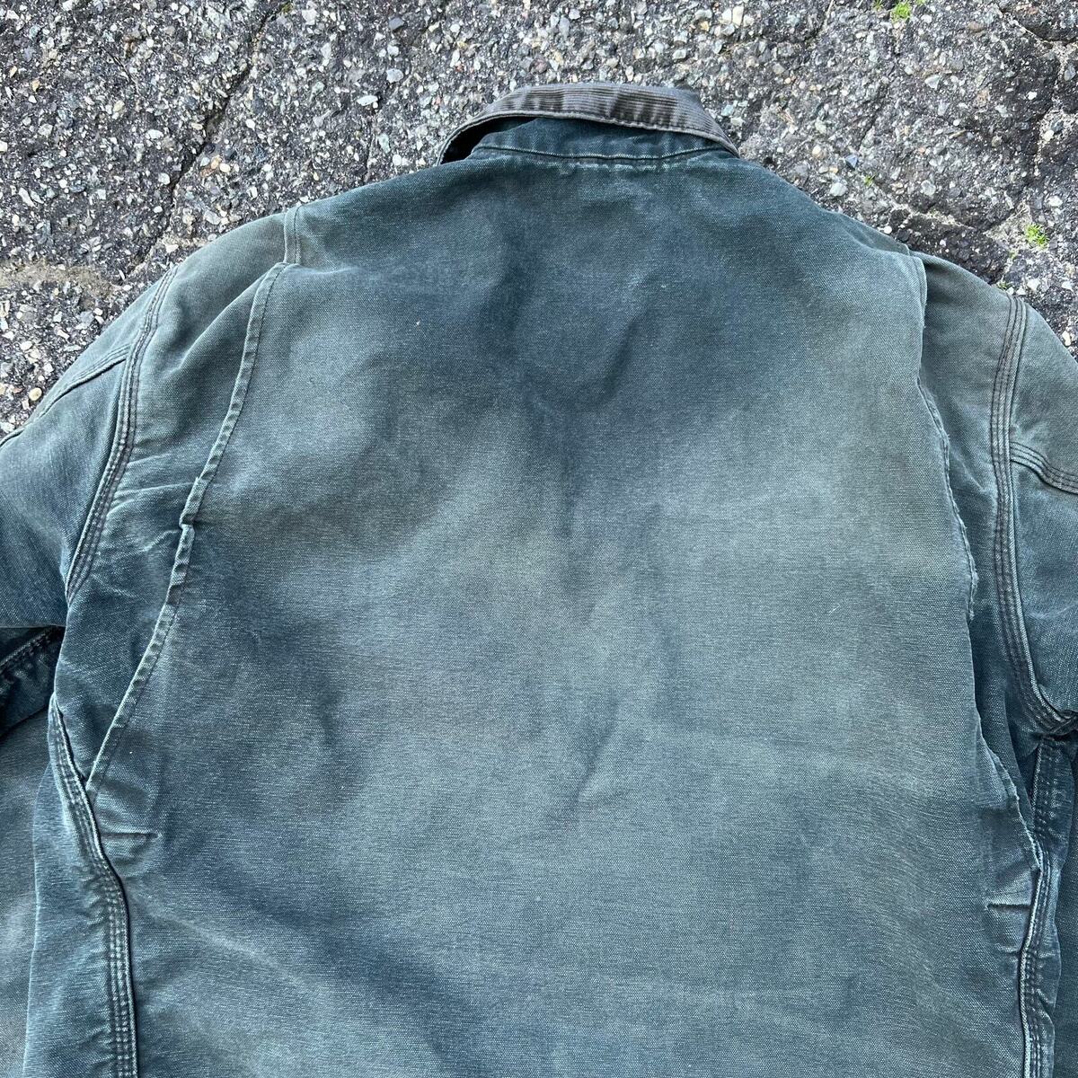 Vintage Y2K crazy faded black Carhartt Detroit work wear Vintage Y2K crazy faded black Carhartt Detroit work wear
