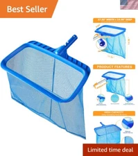 Efficient Nylon Pool Net for Safe and Convenient Pool Maintenance - Sturdy Frame