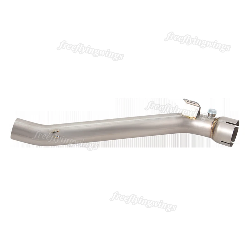 Tubo de escape de titanio para Suzuki GSXR1000 2007-2008 tubo de enlace medio deslizable 51 mm Foto 3 de 4