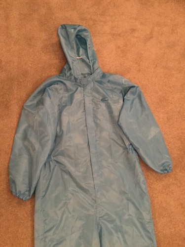 PSA Premium hochwertiger WASCHBARER Anzug Overall blau gestreift XL bis 46" NEU - Bild 3 von 9