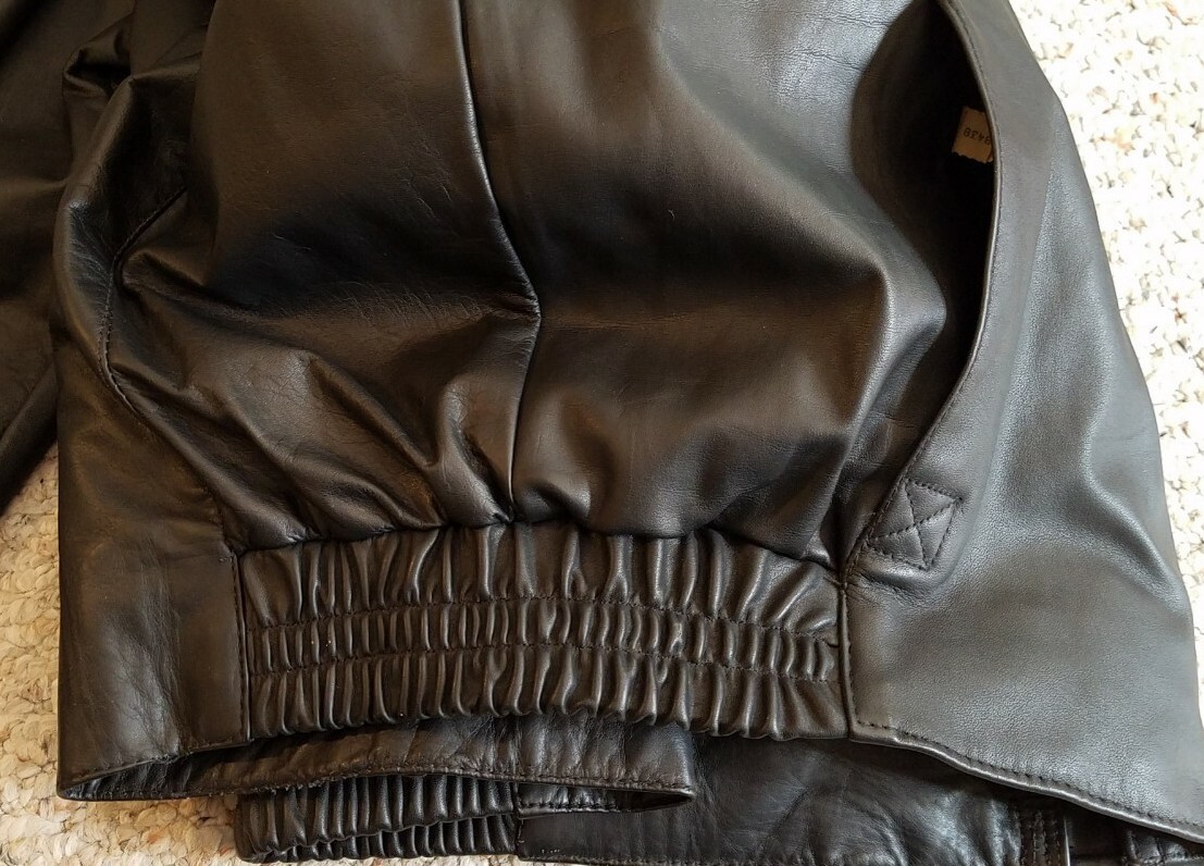 Fidelity Outerwear Boston Ma, USA Black Leather Jacket w/zip Fidelity Outerwear Boston Ma, USA Black Leather Jacket w/zip