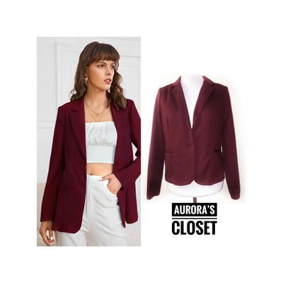 cranberry blazer