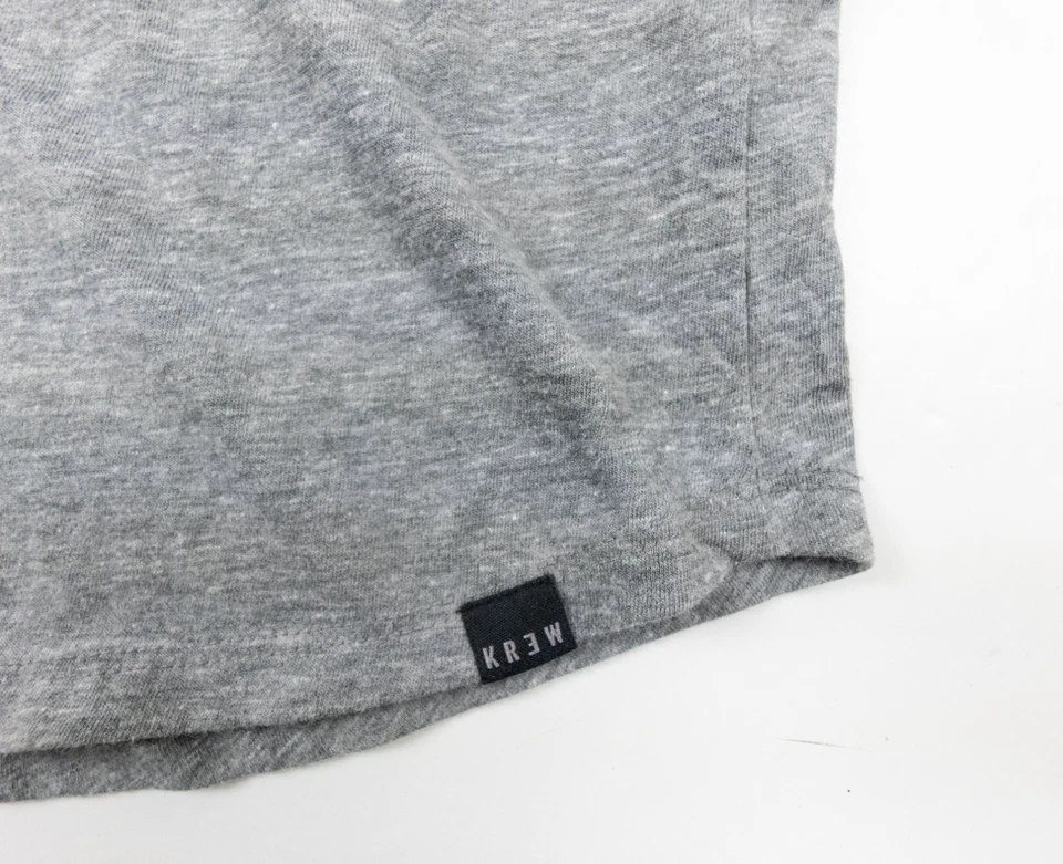 Рубашка KREW для взрослых средняя серая реглан легкая для скейтбординга уличной одежды мужская - Изображение 4 из 4