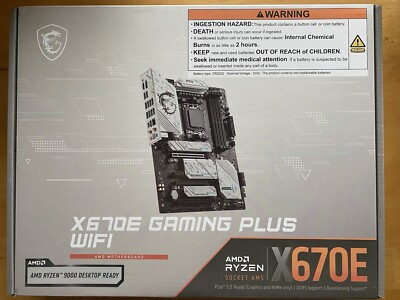 MSI X670E Gaming Plus WIFI - ATX Mainboard 
