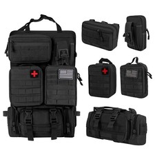 Tactical Car Seat Back Organizer Bag - Tactical Molle Vehicle Organizers Pane...