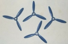 4 Original old 1950's Marx BLUE Airplane Propellers