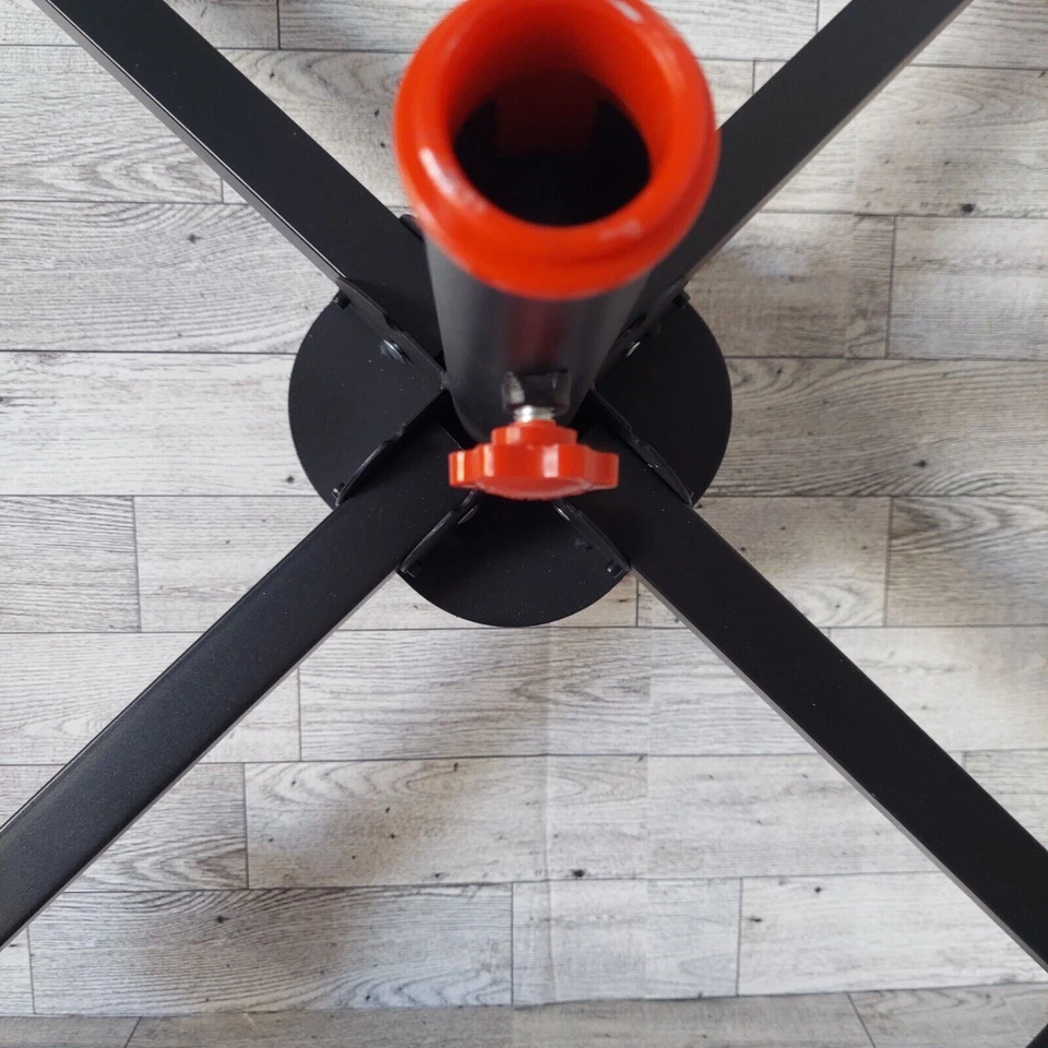 Artificial Christmas Tree Stand 1" 1.25" Or 1.5" Pole Sturdy Metal Folds Easy - Image 4 of 4