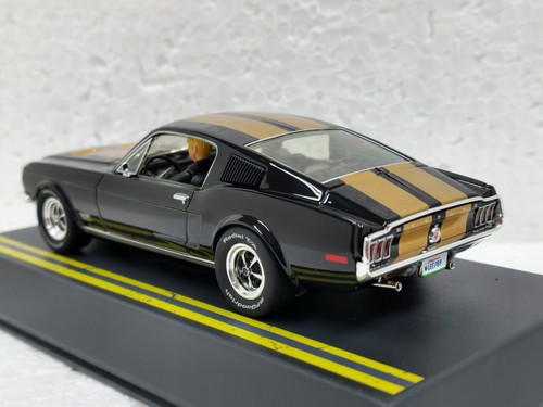 Pioneer P150 1968 Ford Mustang Fastback Route 66 1:32 Slot Car in Display Case - Picture 2 of 10