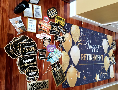 EHDWXVZM 9 Morceaux D'Ornements Sur Le Thème De La Retraite