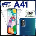 COVER 360° FRONTE RETRO + PELLICOLA VETRO FOTOCAMERA PER SAMSUNG GALAXY A41