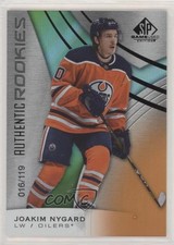 2019 SP Game Used Authentic Rookies Orange Rainbow 16/119 Joakim Nygard #106 8tn