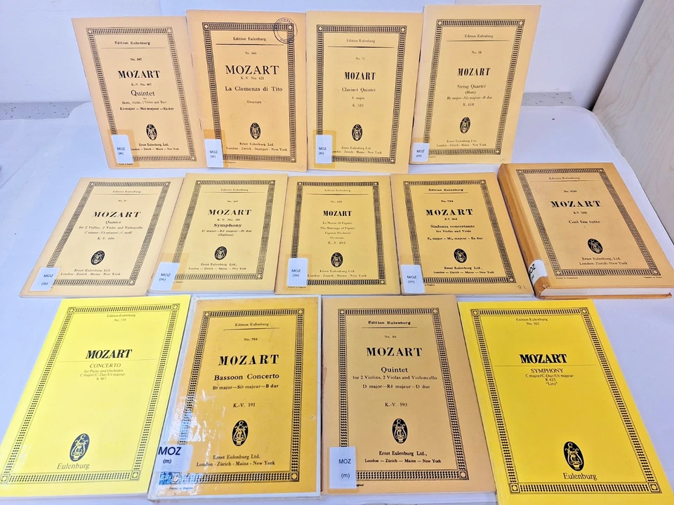 MOZART Edition Eulenburg. Pocket mini study scores x 13 - Image 2 of 4