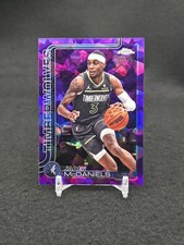 2025-26 Topps Chrome Sapphire #176 Jaden McDaniels Purple Refractor /75
