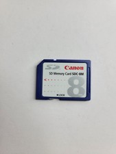 Canon SD Memory Card SDC-8M 8MB Tested Works