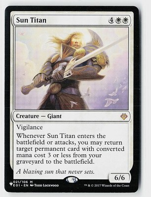 Sun Titan (E01) Normal M The List Reprints 021/106 NM