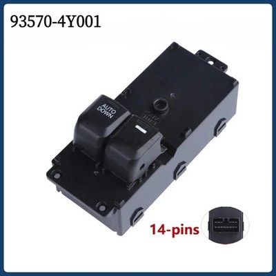 93570-4Y001 LHD For Kia Rio 3 Front Left Master Electric Power Window Switch