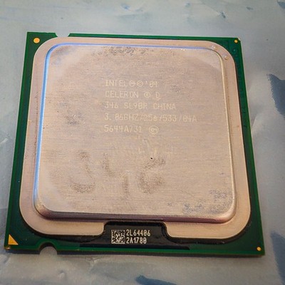 Intel Celeron D 346 SL9BR / Prescott-256 / 3066MHz 3,06GHz / FSB 533 / LGA 775