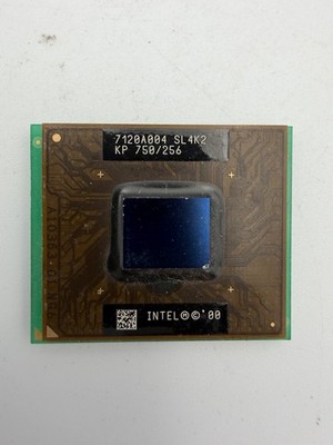 Intel Pentium III Mobile 750MHz 256KB Cache Laptop CPU SL4K2 Tested