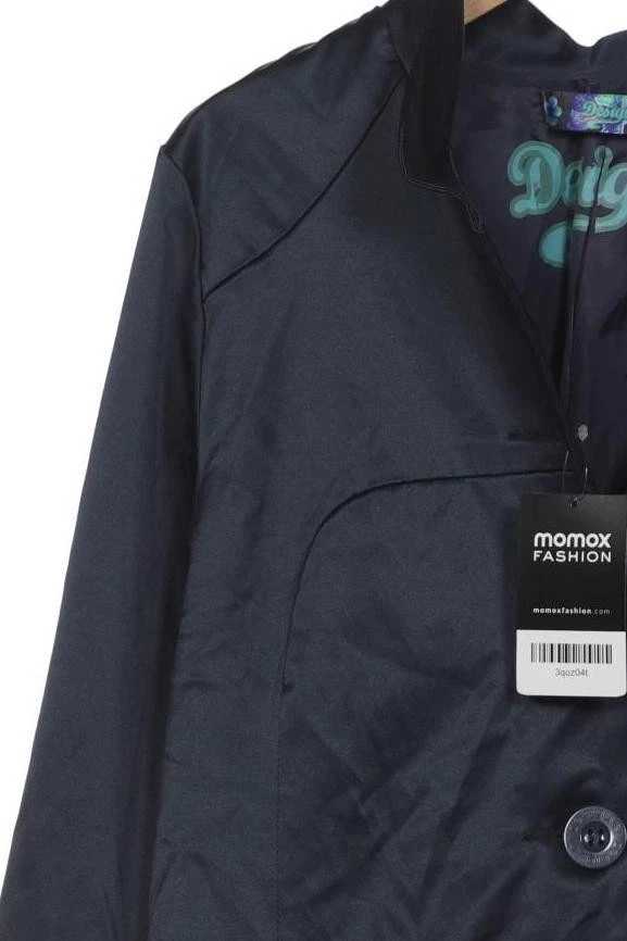 Desigual Mantel Damen Jacke Parka Gr. 36 Baumwolle Marineblau #3qoz04t