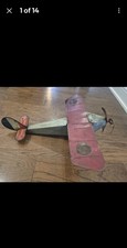 1928 American Flyer Empire Express Monoplane 550 Steel Airplane Pull Toy