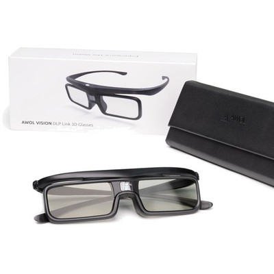 DLP-Link 3D-Brille für Heimkino - Kompatibel mit AWOL VISION LTV-2500 und mehr