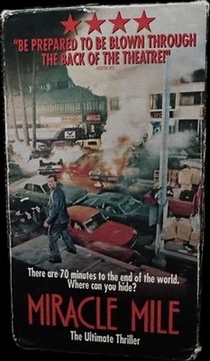 VHS Miracle Mile 1989 Hard To Find Original Release