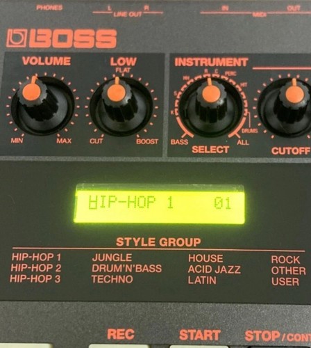 Boss DR-202 Dr. Groove Rhythm Drum Machine Black Groove Box Tested US Seller - Picture 12 of 12