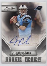2011 Panini Prestige Rookie Review Signatures Jimmy Clausen #23 Auto 7eo
