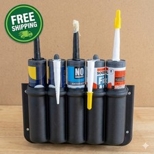 5 Tube Holder, Silicone Sealant Mastic Caulk Adhesive Tubes Van/workshop/garage