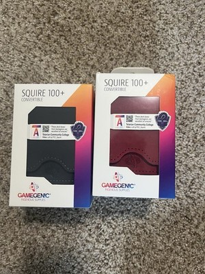 2x Gamegenic Squire Plus 100+ XL Convertible Deck Box