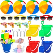 Mega Pool Party Beach Party Favors-28Pcs Party Bag Stuffers for Kids Beach Ba...