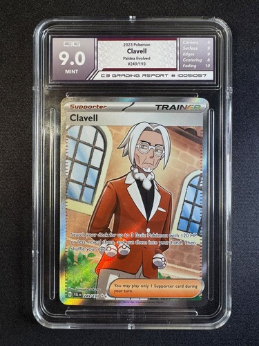 2023 Pokemon Paldea Evolved Clavell #294/193 C3G 9.0